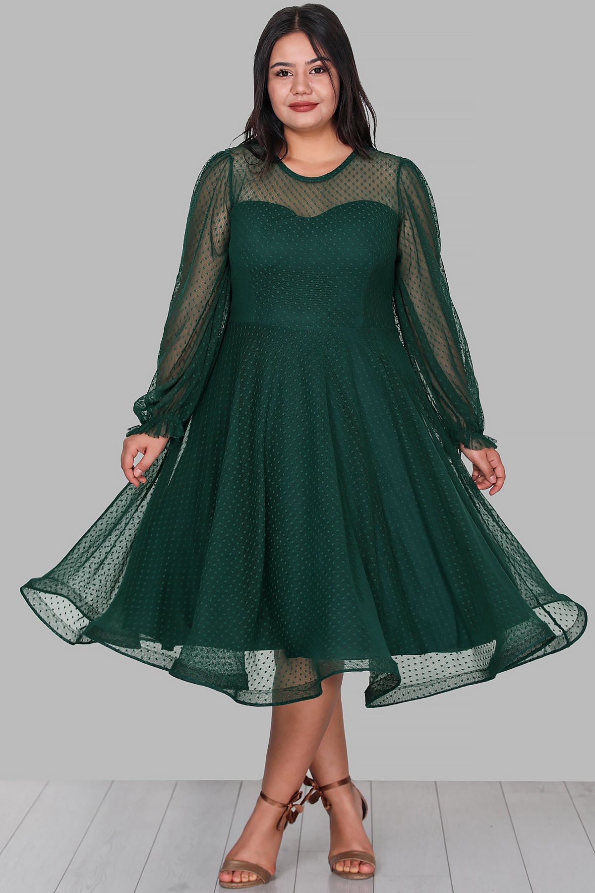Grid Mess Dress - NELB0588D5154ZMT