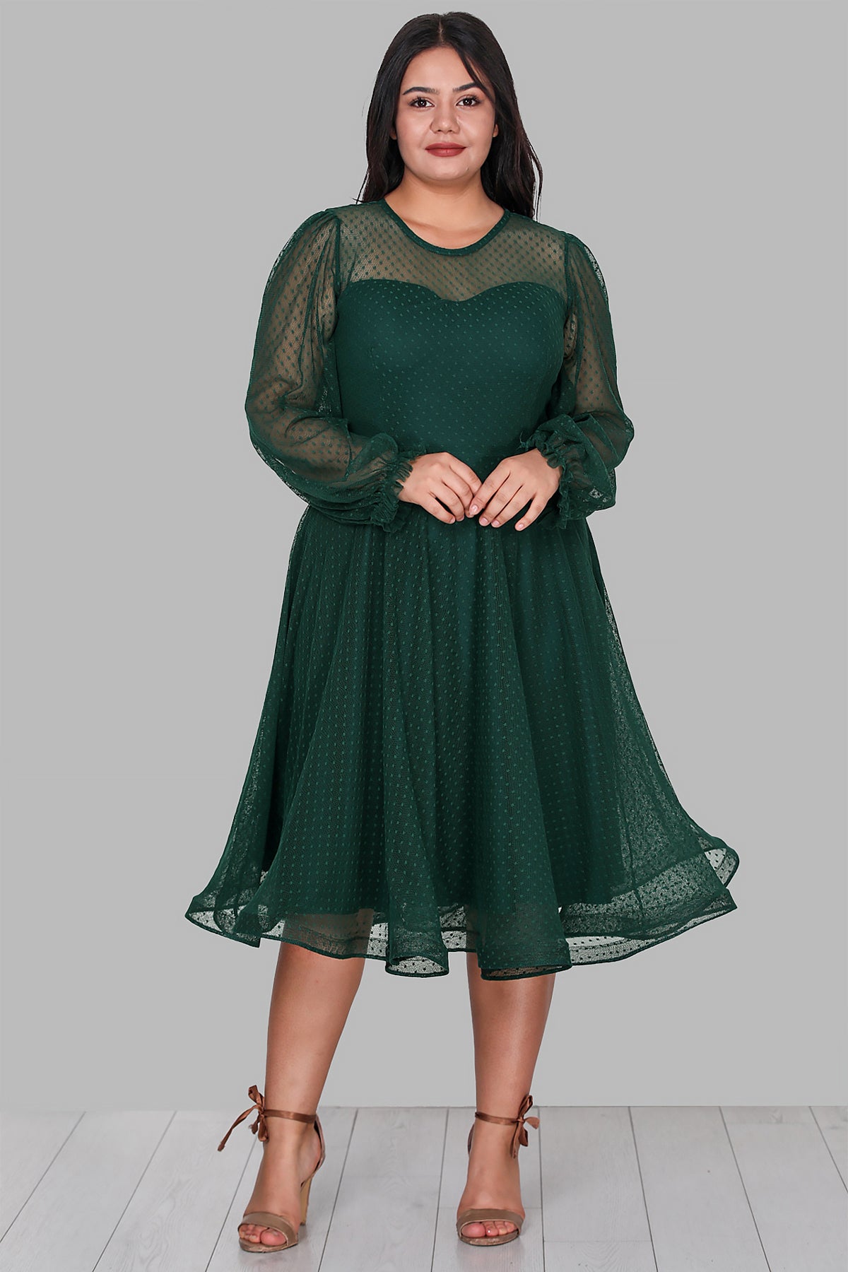 Grid Mess Dress - NELB0588D5154ZMT