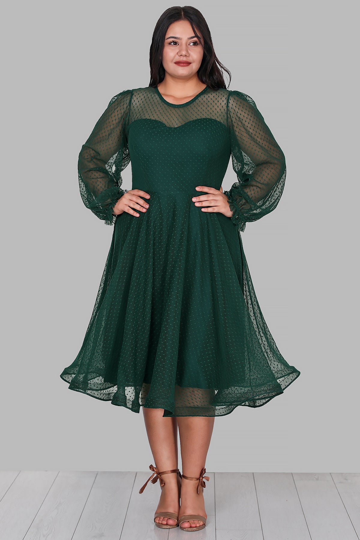 Grid Mess Dress - NELB0588D5154ZMT