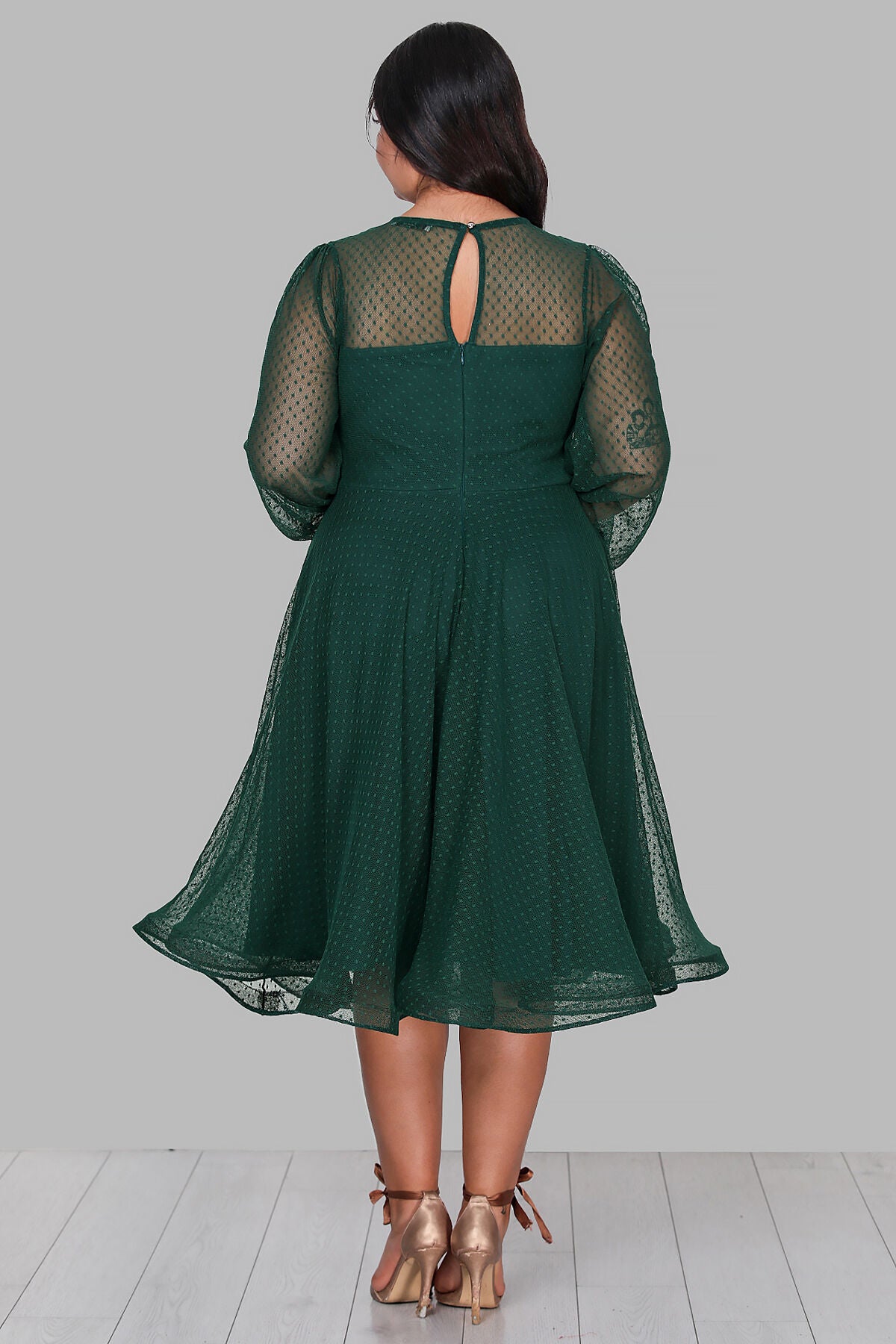 Grid Mess Dress - NELB0588D5154ZMT
