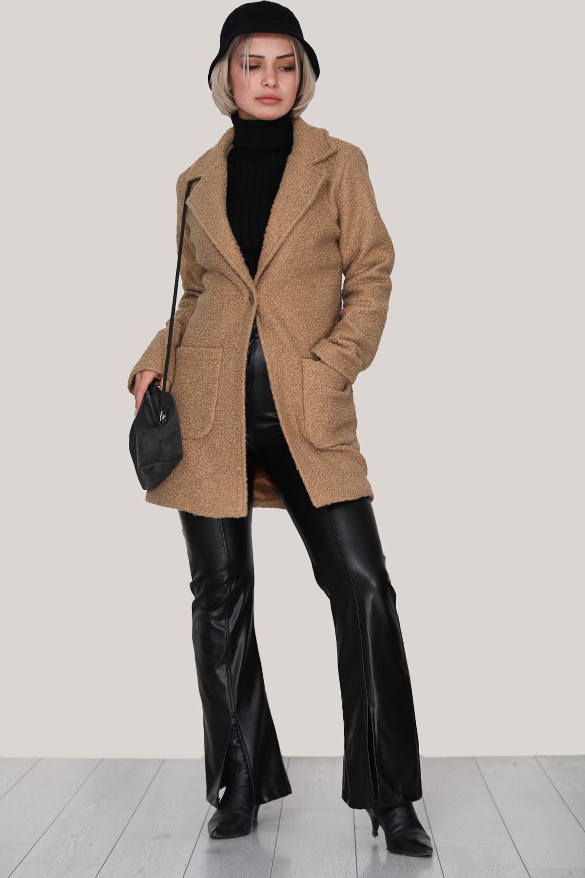 Gebreide jas in trendy winterjas voor dames - NKBN0541K3025TBA