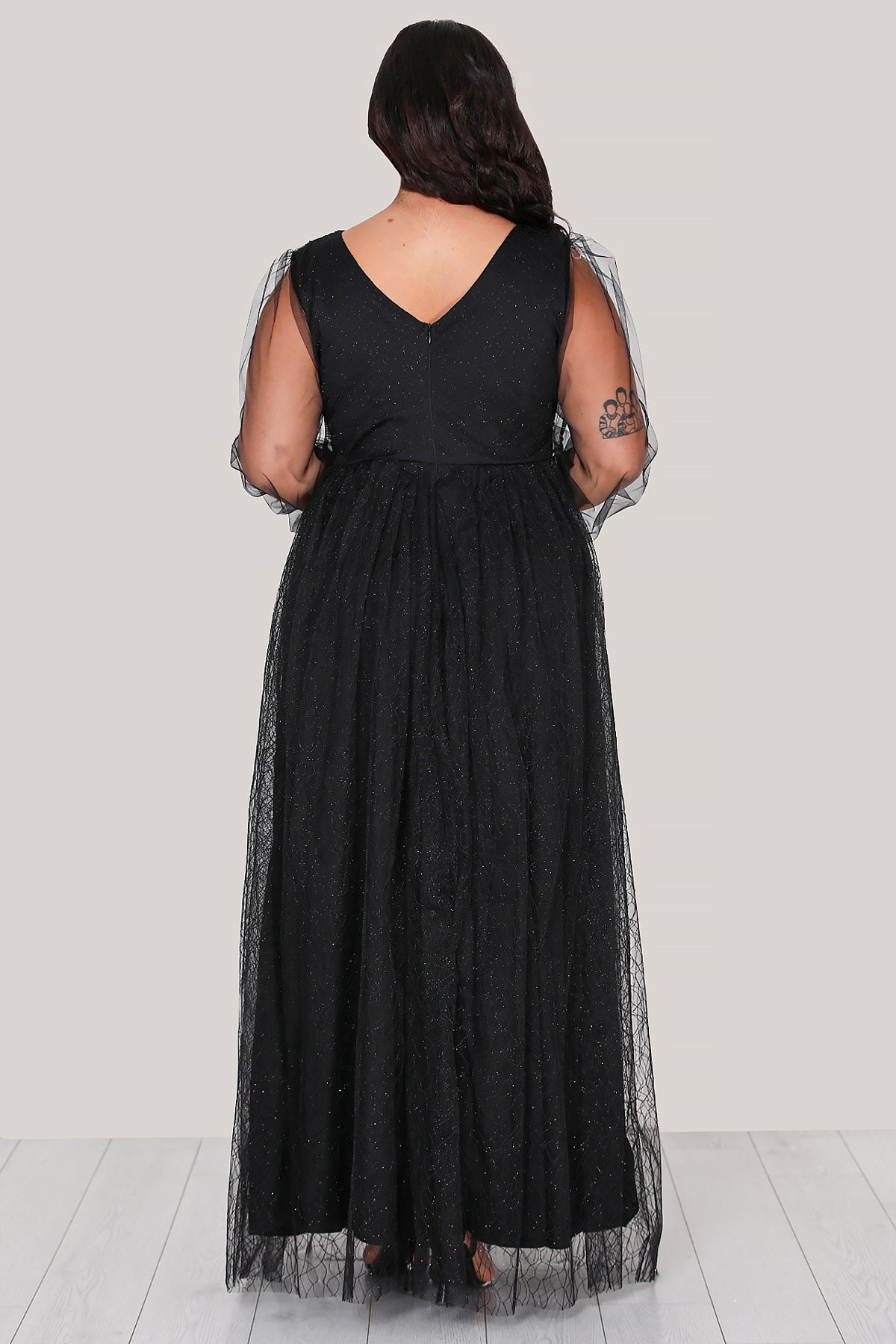 Langes Abendkleid Maxikleid für große Größen - NELB0588D5160SYH