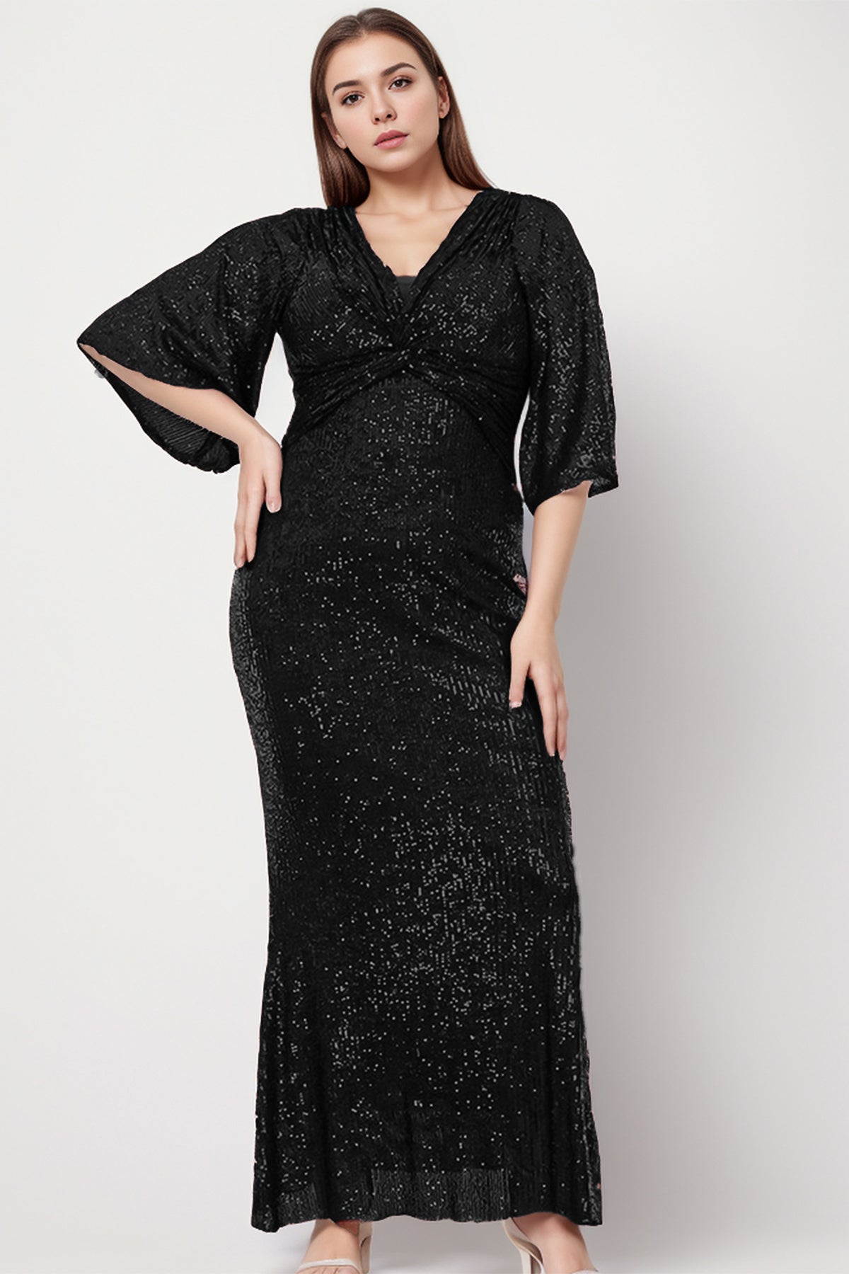 Langes Maxikleid Hochzeitskleid für Damen - NYELB0553D9814SYH