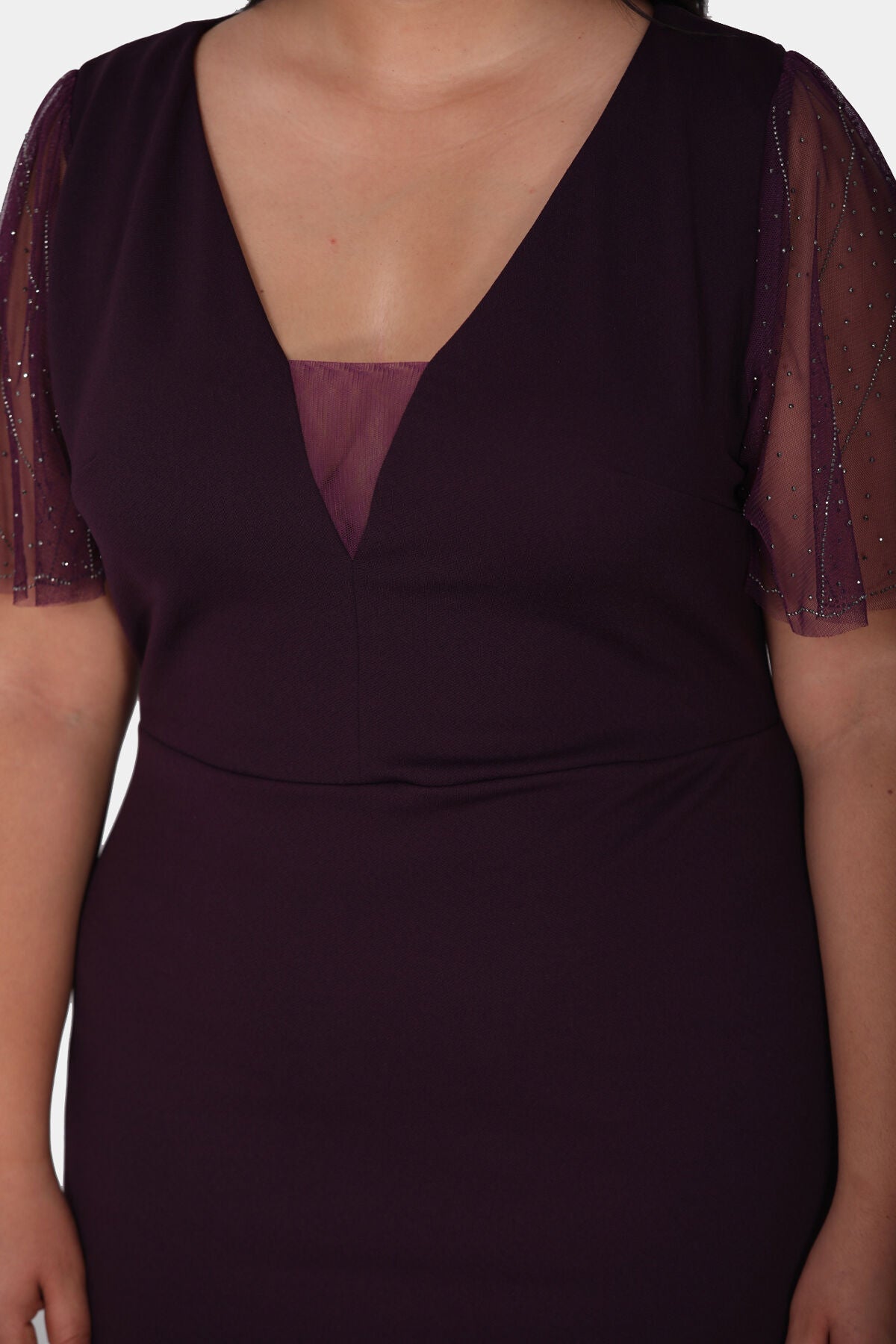 Women's midi dress summer dress for plus sizes - NELB0588D5047K-M