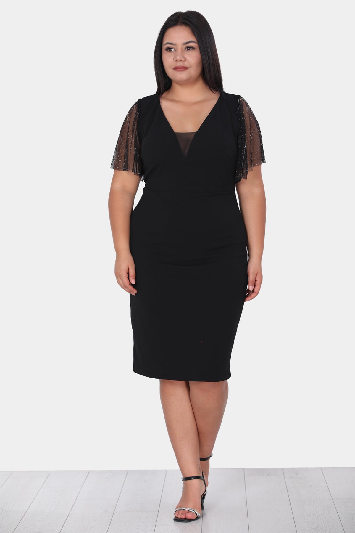 Women's midi dress summer dress for plus sizes - NELB0588D5047SYH
