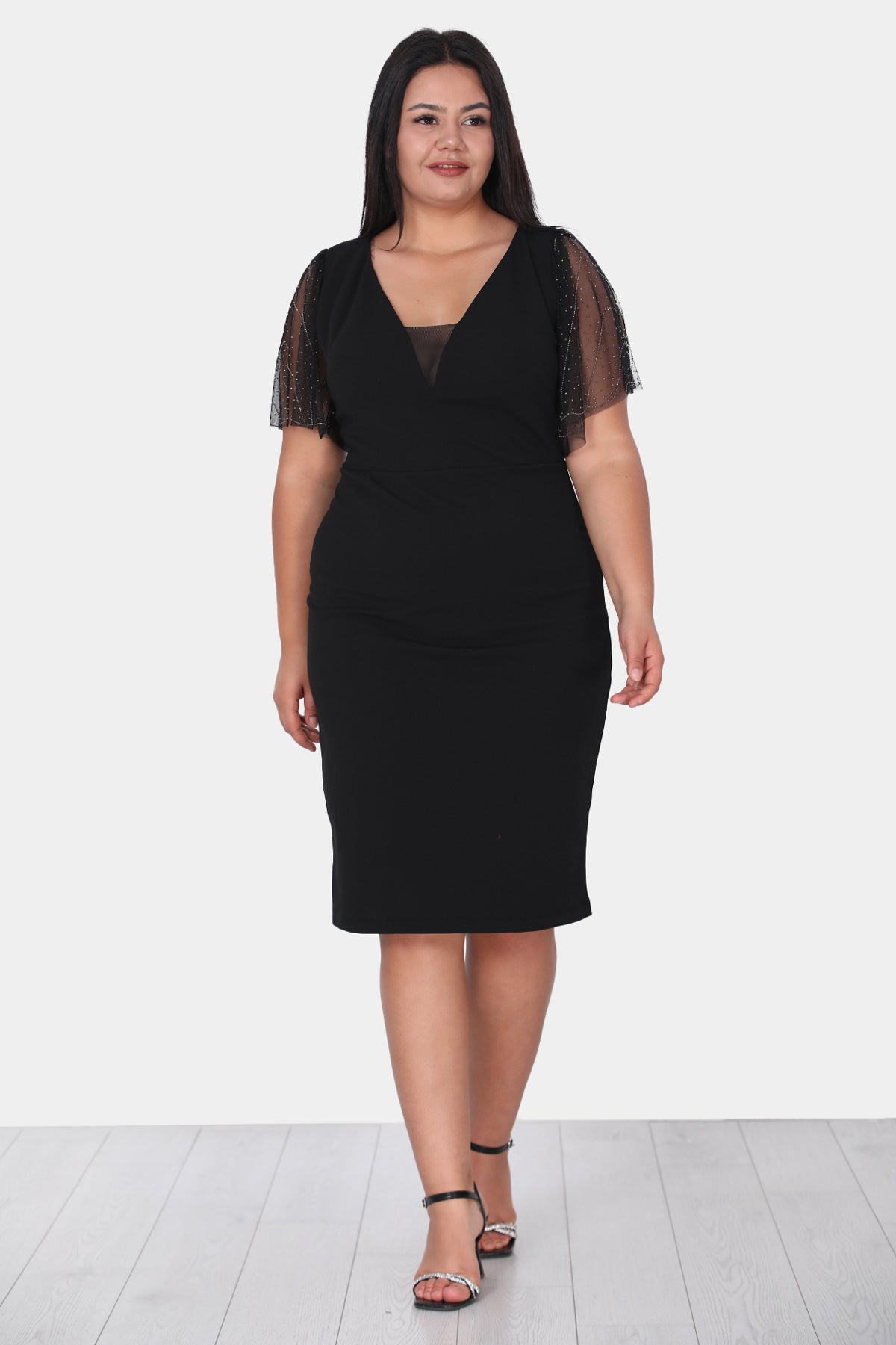 Women's midi dress summer dress for plus sizes - NELB0588D5047SYH