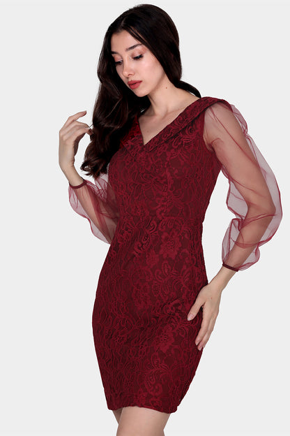 Kurzes Midikleid  Sommerkleid für Damen - NELB0588D5092BRD