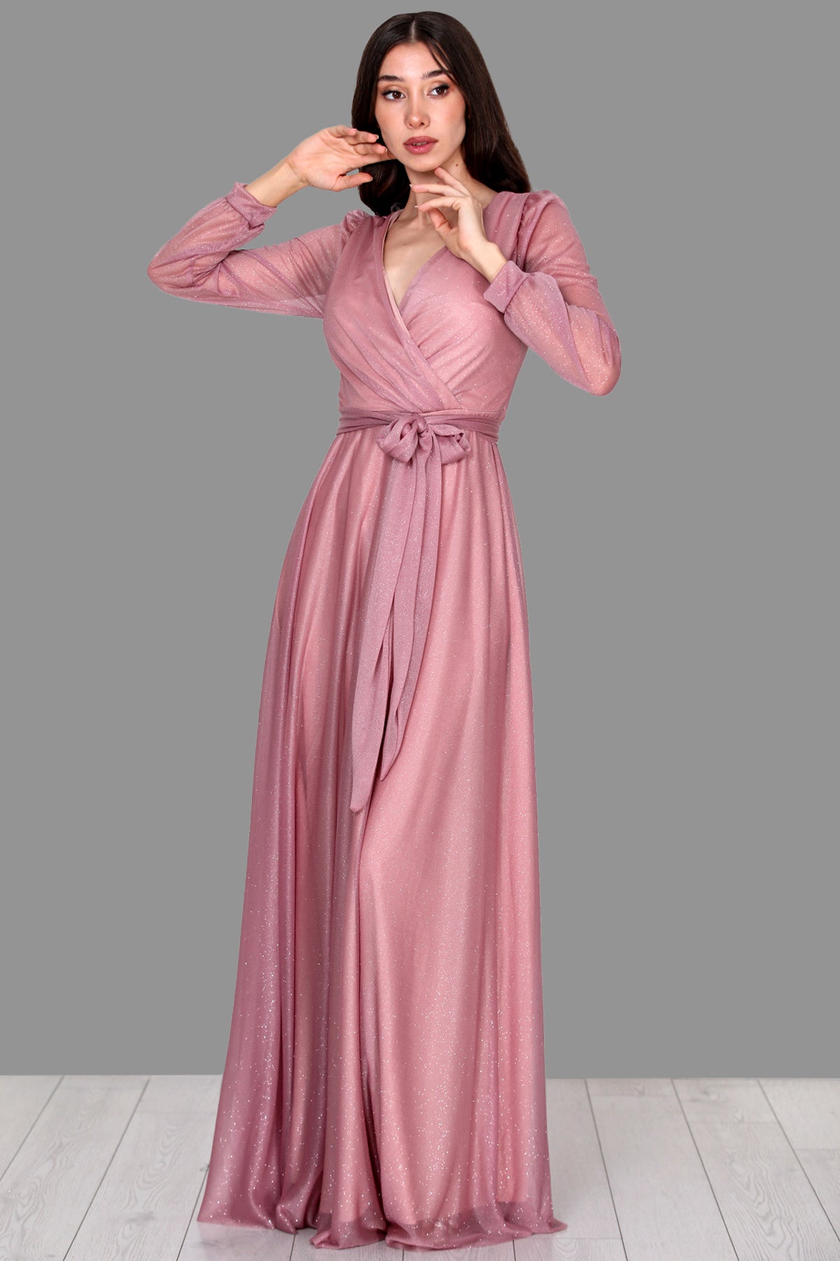 Lange maxi-jurk zomerjurk voor dames - NELB0588D5162GÜL