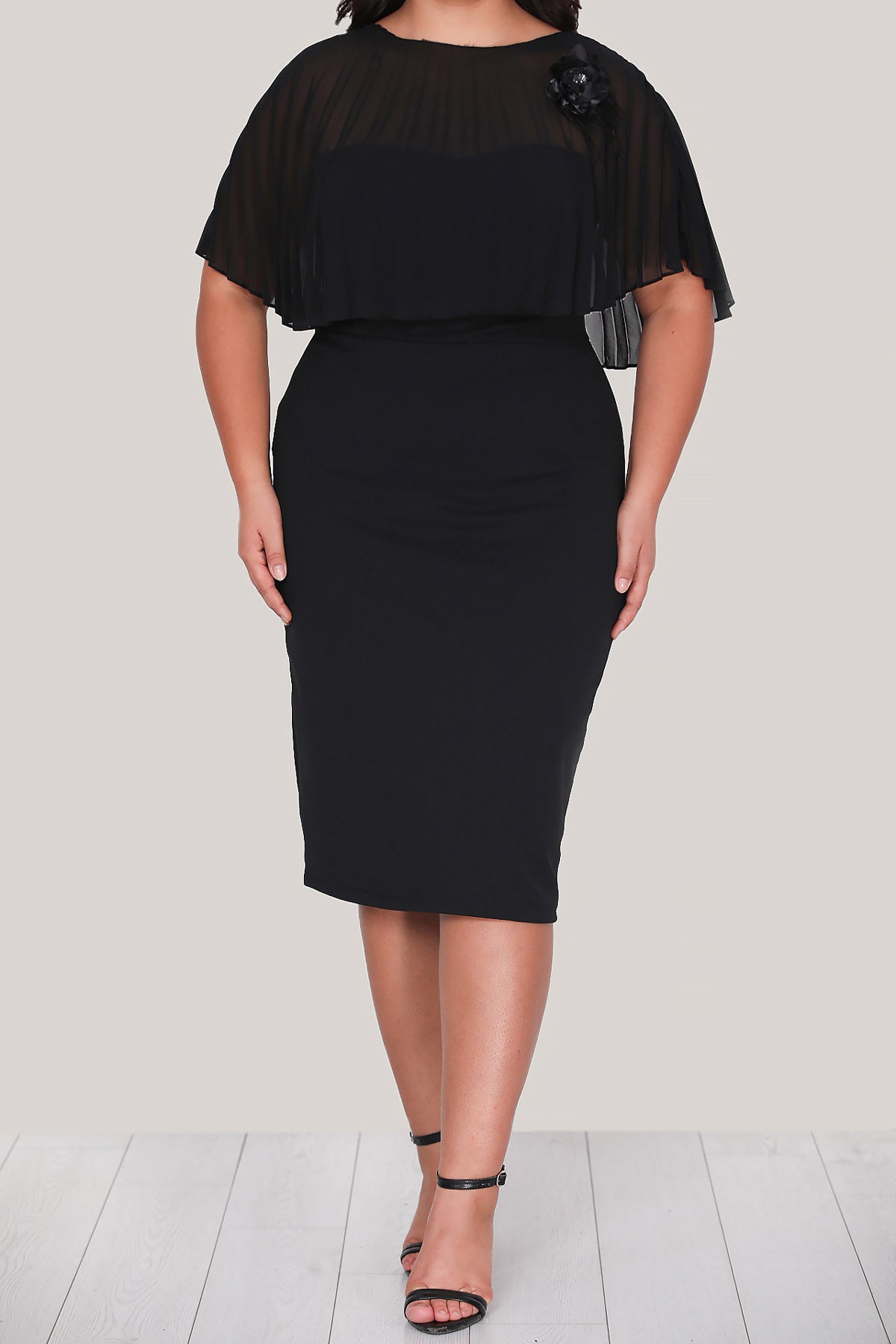 Women's midi dress summer dress for plus sizes - NELB0588D5167SYH