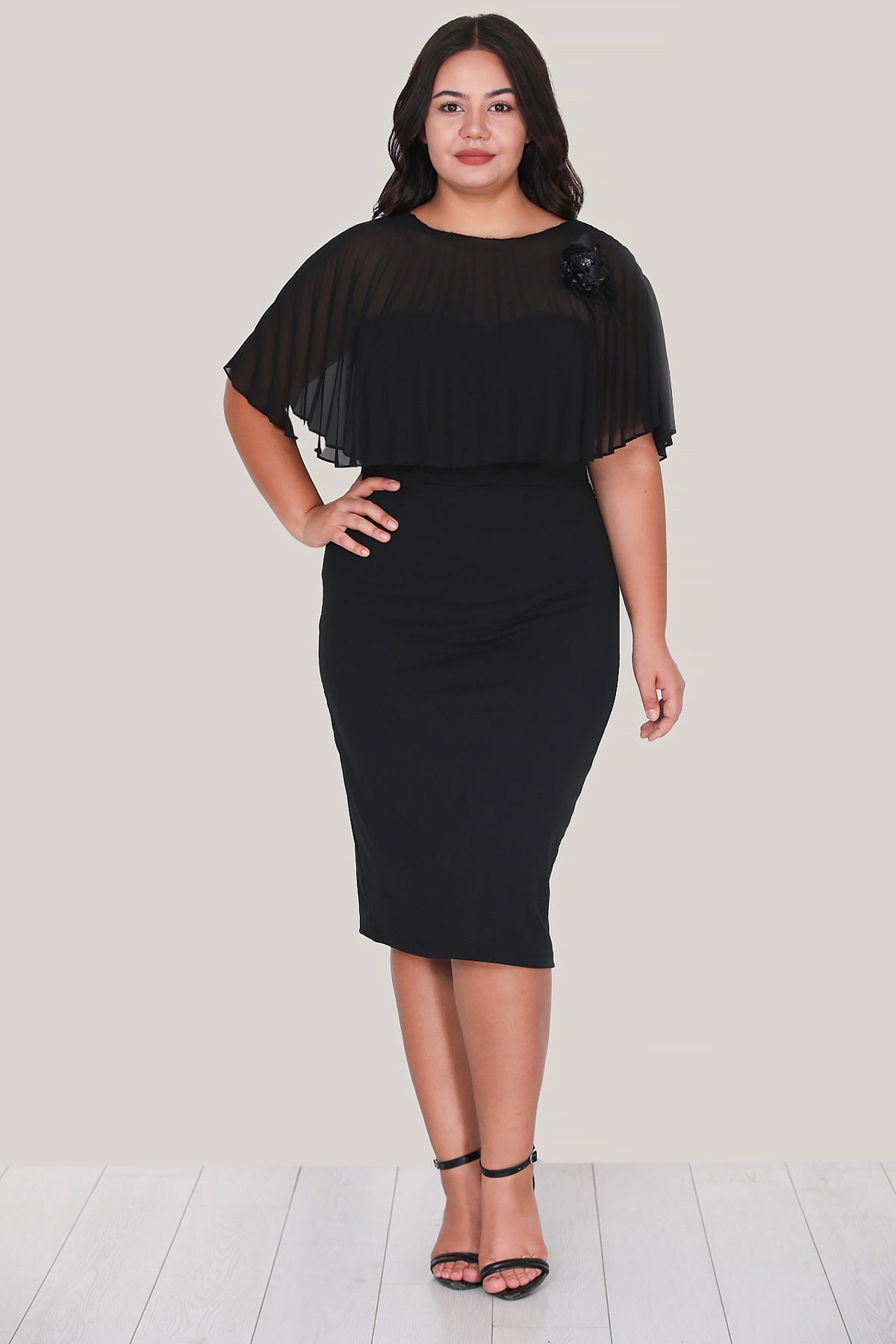 Women's midi dress summer dress for plus sizes - NELB0588D5167SYH