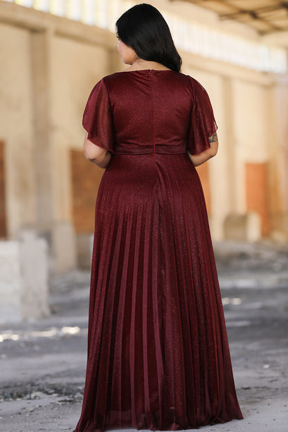 Langes Maxikleid Sommerkleid für große Größen - NELB0588D5064BRD