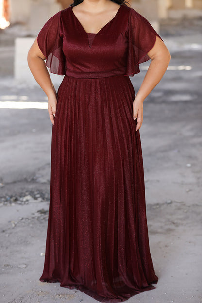 Langes Maxikleid Sommerkleid für große Größen - NELB0588D5064BRD
