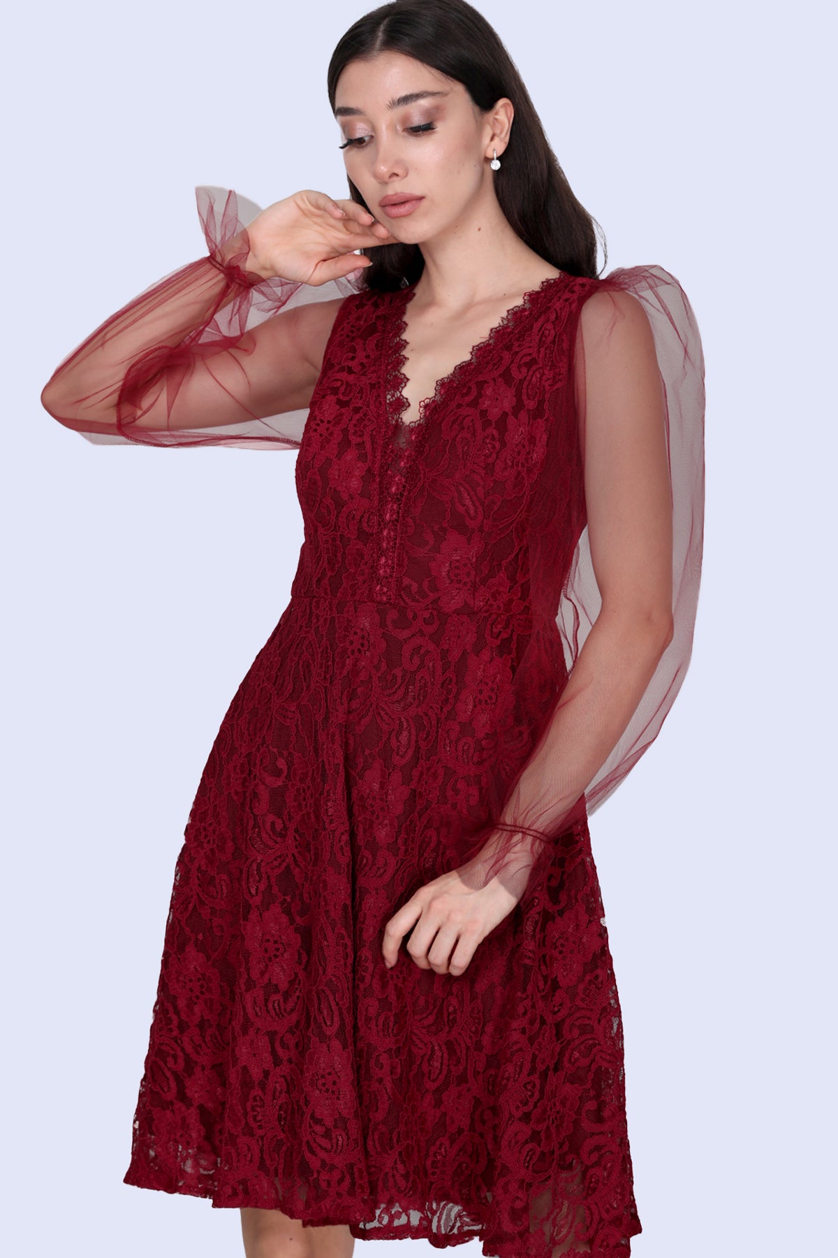 Women's Sides Evening Dresses - NELB0588D5151BRD