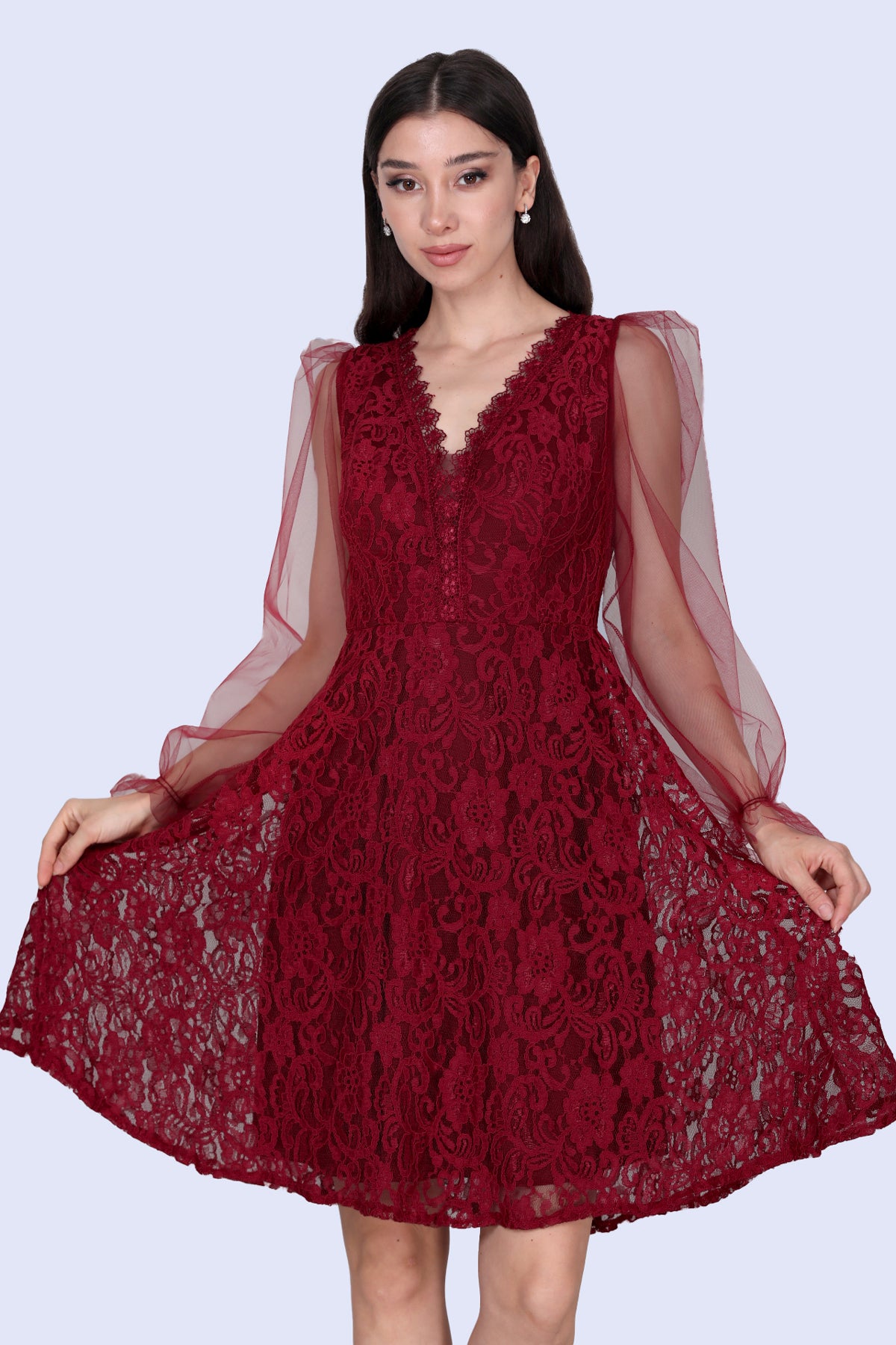 Women's Sides Evening Dresses - NELB0588D5151BRD