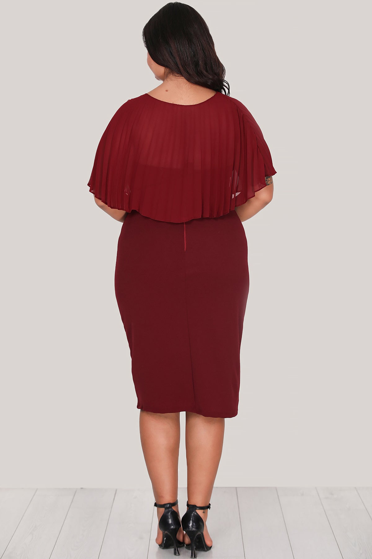 Damen Midikleid Sommerkleid für große Größen - NELB0588D5167BRD