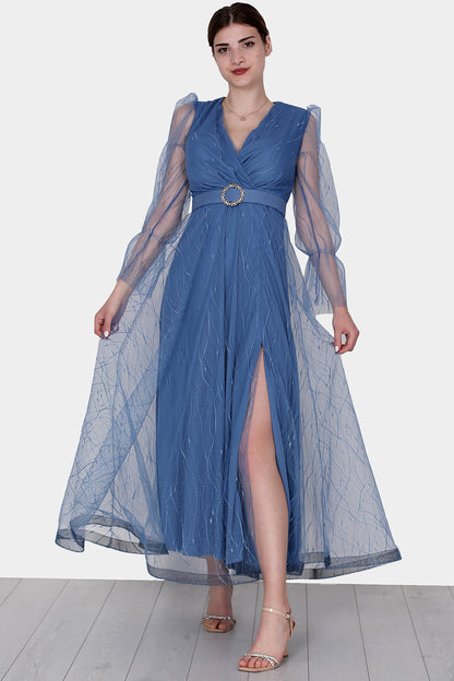 Langes Maxikleid Sommerkleid für Damen - NELB0572D5142iND