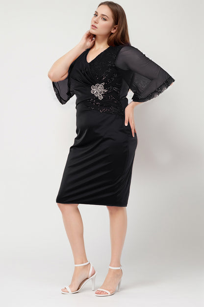 Short midi dress summer dress wedding for sizes - NYELB0553D9809SYH